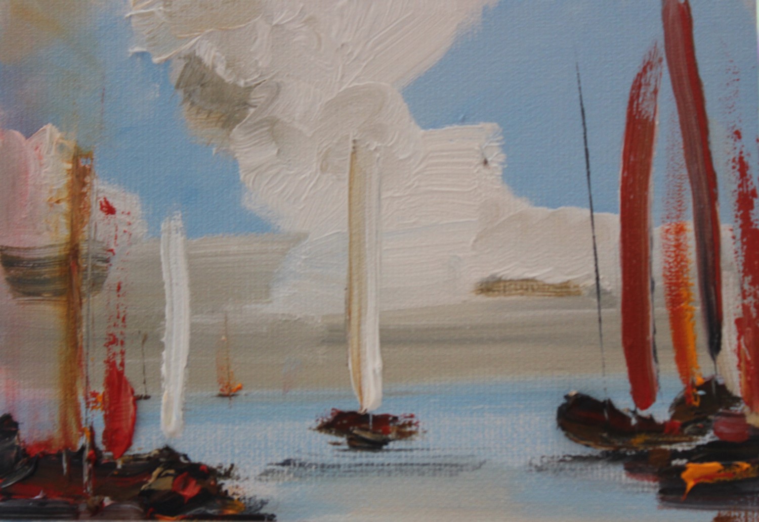 'Sails and Sun' by artist Rosanne Barr